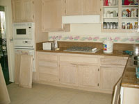Cabinets before refinishing