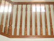 Faux bois handrail